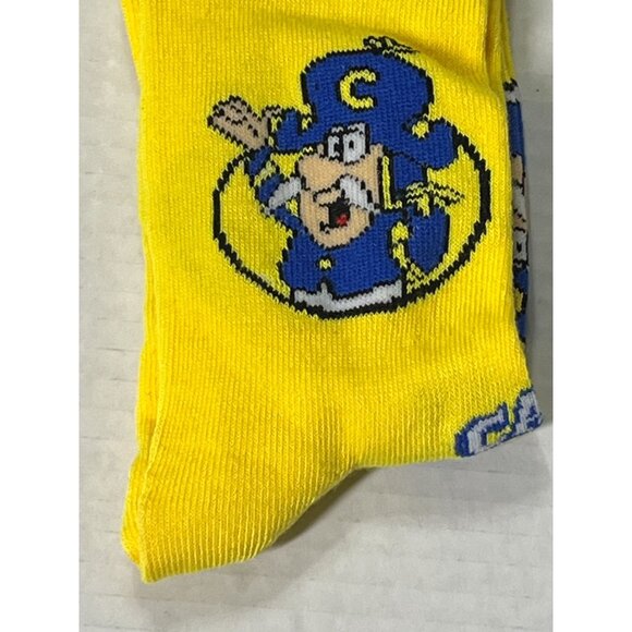 Capn Crunch Cereal Socks Crazy Fun Novelty Gift Silly Funny Graphic Wacky Mens - Picture 3 of 5